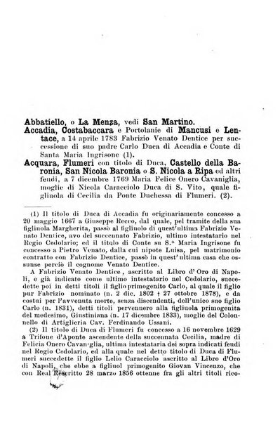 L'araldo almanacco nobiliare del napoletano