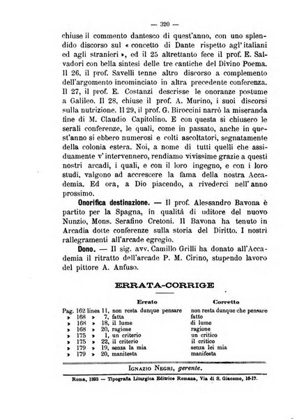 L'Arcadia periodico mensile di scienze, lettere ed arti