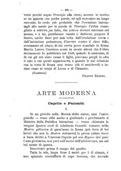 L'Arcadia periodico mensile di scienze, lettere ed arti