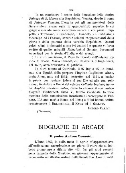 L'Arcadia periodico mensile di scienze, lettere ed arti