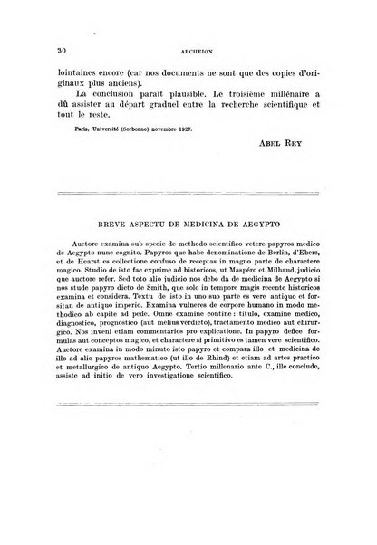 Archeion archivio di storia della scienza