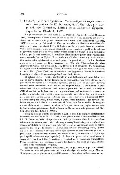 Archeion archivio di storia della scienza