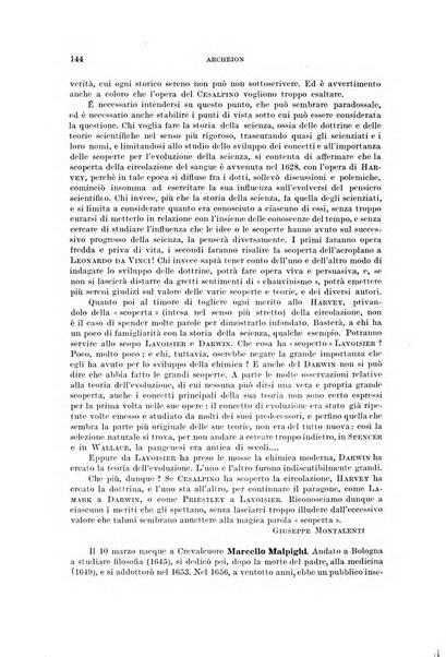 Archeion archivio di storia della scienza