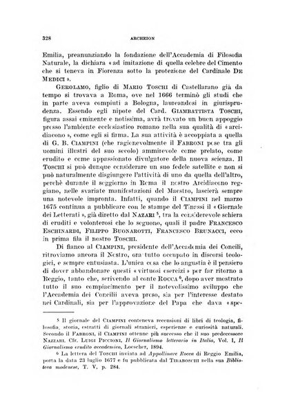 Archeion archivio di storia della scienza