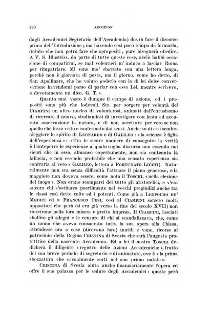 Archeion archivio di storia della scienza