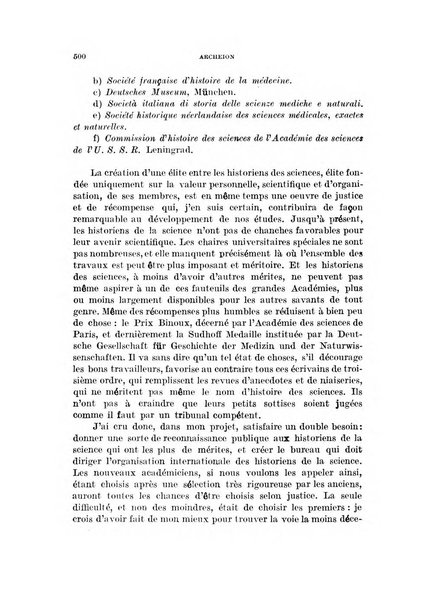 Archeion archivio di storia della scienza