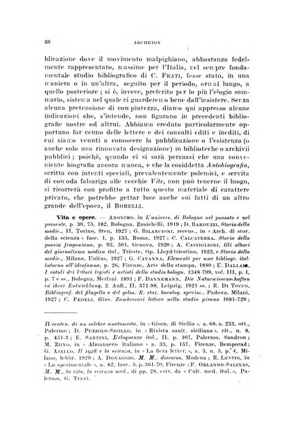 Archeion archivio di storia della scienza