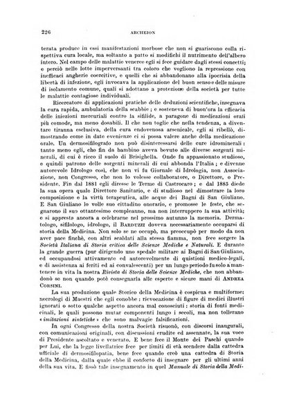 Archeion archivio di storia della scienza