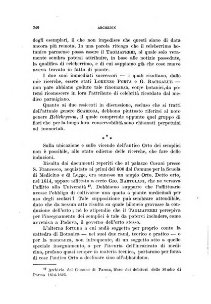 Archeion archivio di storia della scienza