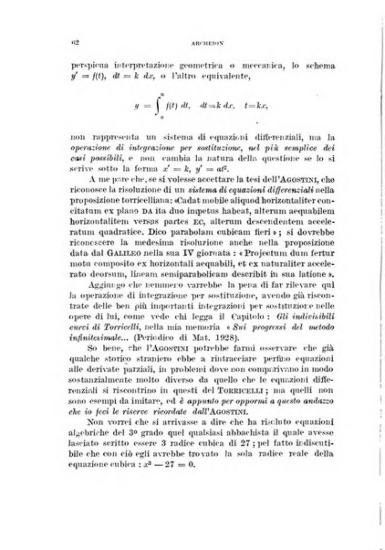 Archeion archivio di storia della scienza