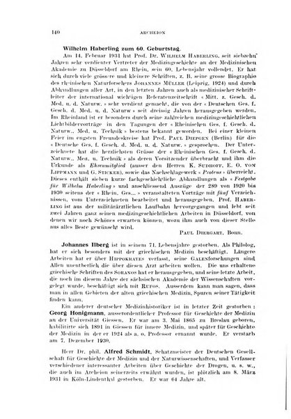 Archeion archivio di storia della scienza