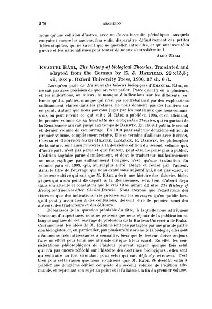 Archeion archivio di storia della scienza