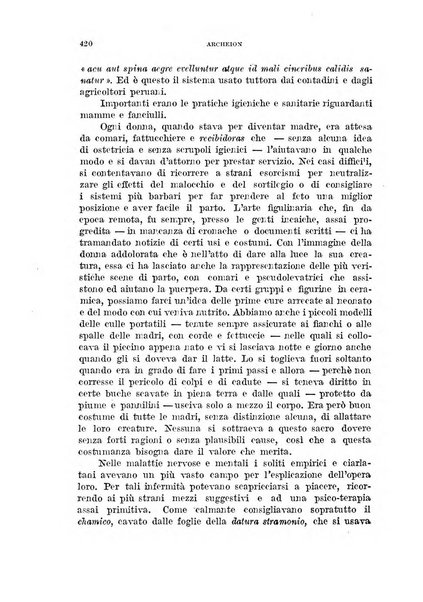 Archeion archivio di storia della scienza