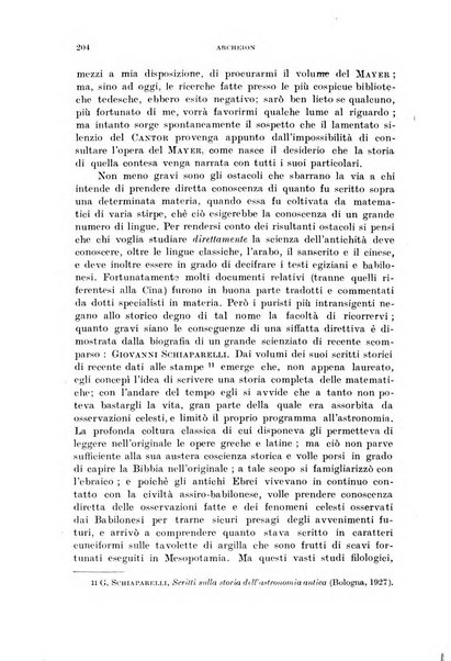 Archeion archivio di storia della scienza