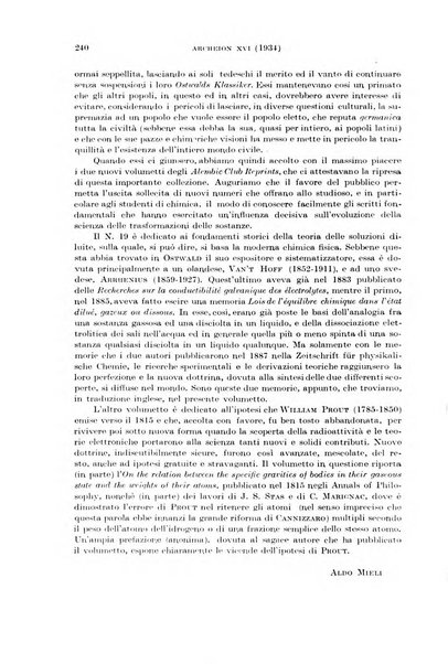 Archeion archivio di storia della scienza