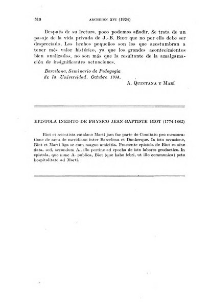 Archeion archivio di storia della scienza