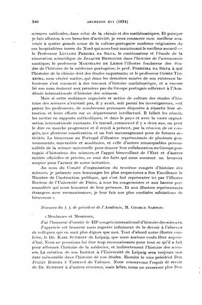 Archeion archivio di storia della scienza