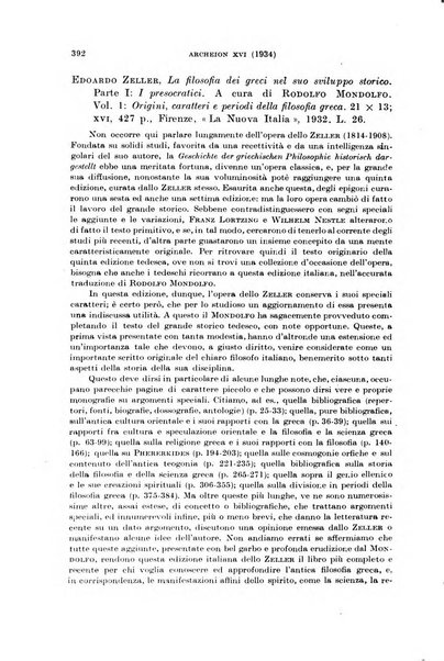 Archeion archivio di storia della scienza