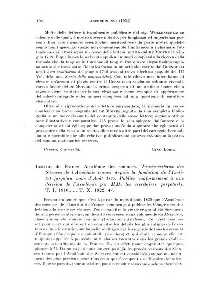 Archeion archivio di storia della scienza