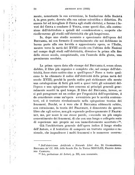 Archeion archivio di storia della scienza