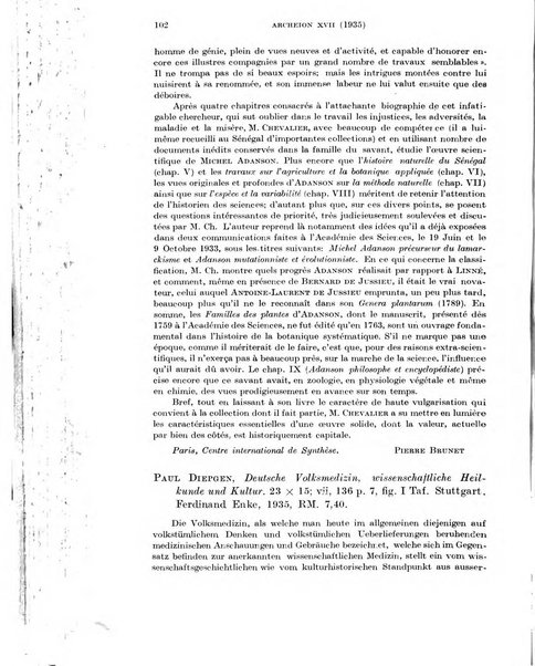 Archeion archivio di storia della scienza