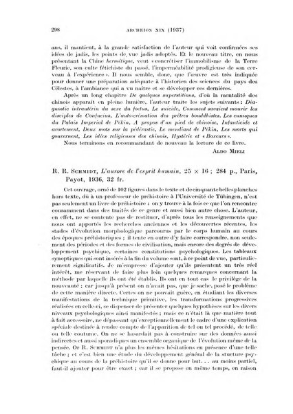 Archeion archivio di storia della scienza