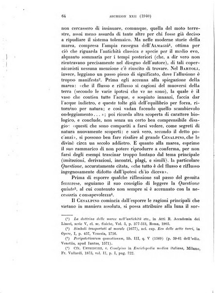 Archeion archivio di storia della scienza