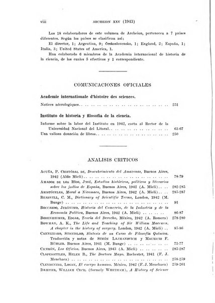 Archeion archivio di storia della scienza