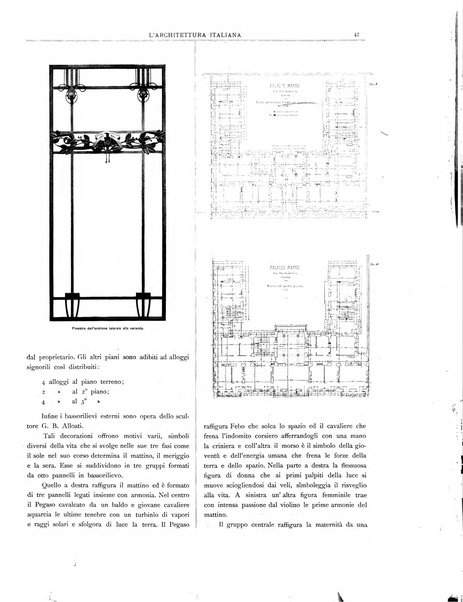 L'architettura italiana periodico mensile di costruzione e di architettura pratica