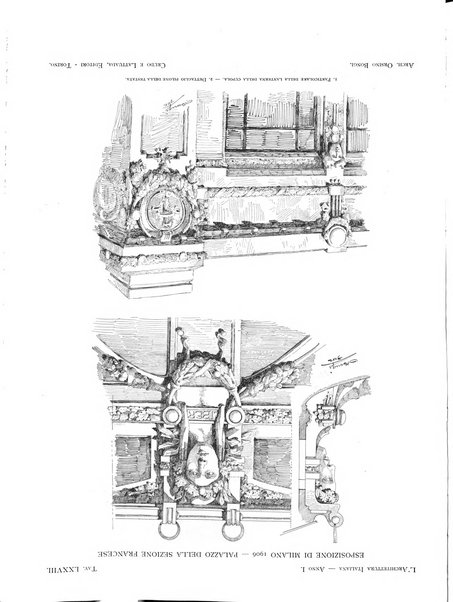 L'architettura italiana periodico mensile di costruzione e di architettura pratica