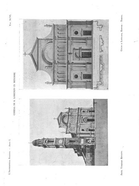 L'architettura italiana periodico mensile di costruzione e di architettura pratica