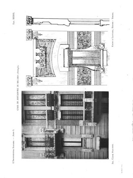 L'architettura italiana periodico mensile di costruzione e di architettura pratica