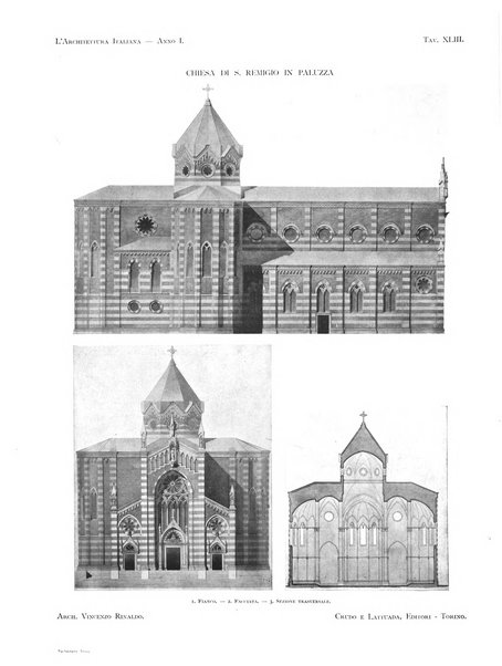 L'architettura italiana periodico mensile di costruzione e di architettura pratica