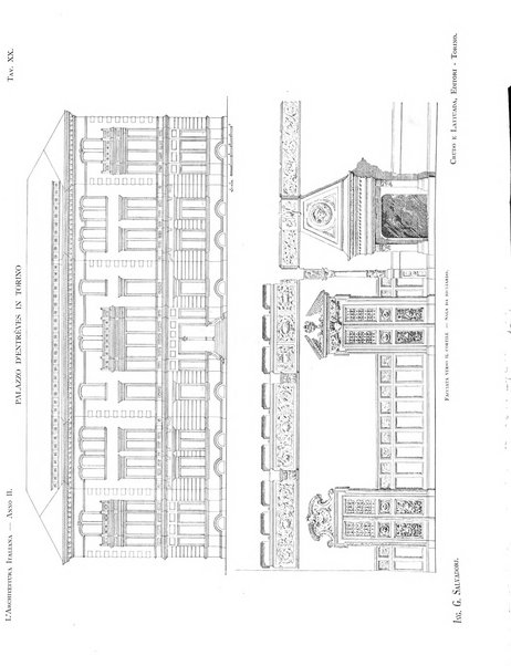 L'architettura italiana periodico mensile di costruzione e di architettura pratica