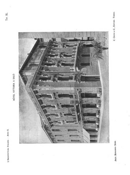 L'architettura italiana periodico mensile di costruzione e di architettura pratica