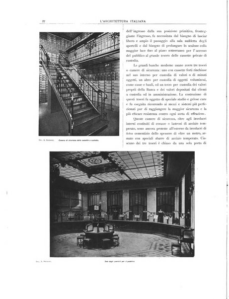 L'architettura italiana periodico mensile di costruzione e di architettura pratica