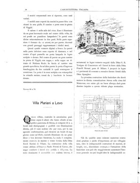 L'architettura italiana periodico mensile di costruzione e di architettura pratica