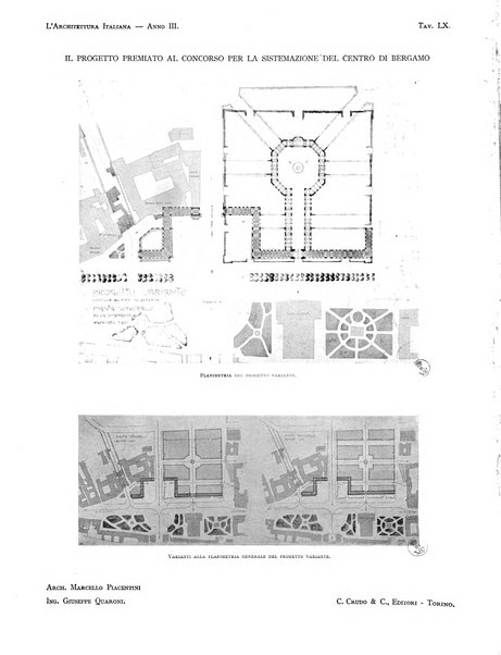 L'architettura italiana periodico mensile di costruzione e di architettura pratica