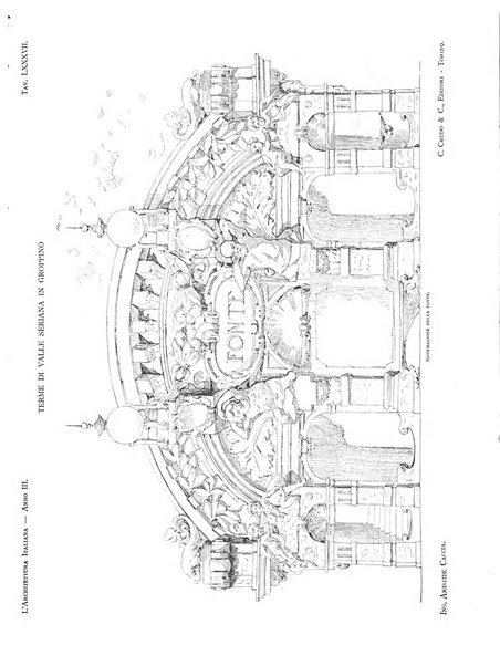 L'architettura italiana periodico mensile di costruzione e di architettura pratica