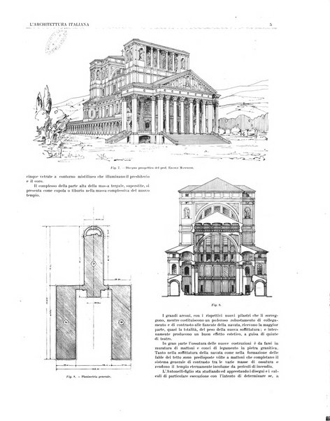 L'architettura italiana periodico mensile di costruzione e di architettura pratica