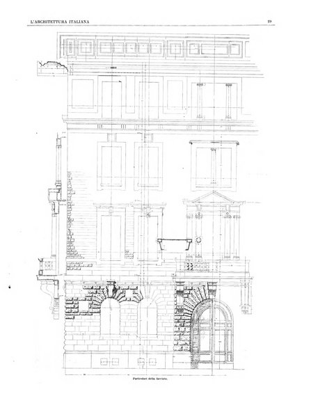 L'architettura italiana periodico mensile di costruzione e di architettura pratica