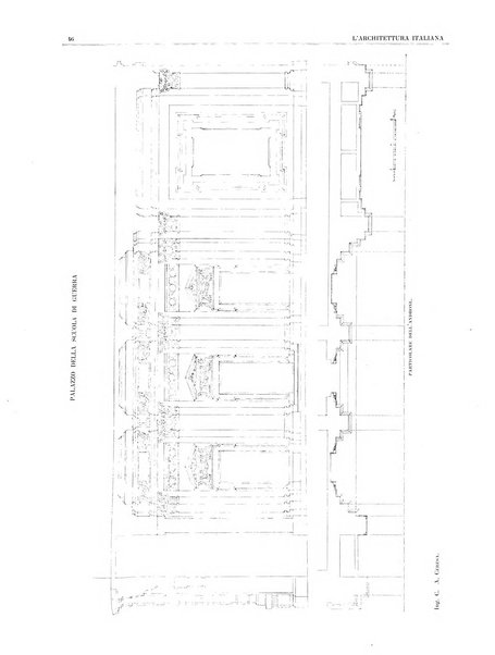 L'architettura italiana periodico mensile di costruzione e di architettura pratica