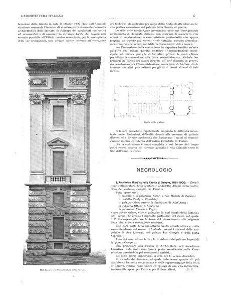 L'architettura italiana periodico mensile di costruzione e di architettura pratica