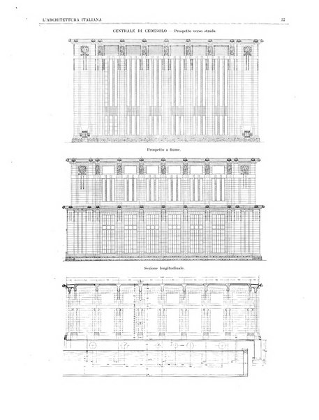 L'architettura italiana periodico mensile di costruzione e di architettura pratica