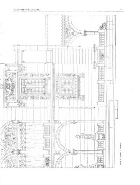 L'architettura italiana periodico mensile di costruzione e di architettura pratica