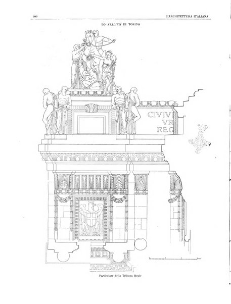 L'architettura italiana periodico mensile di costruzione e di architettura pratica