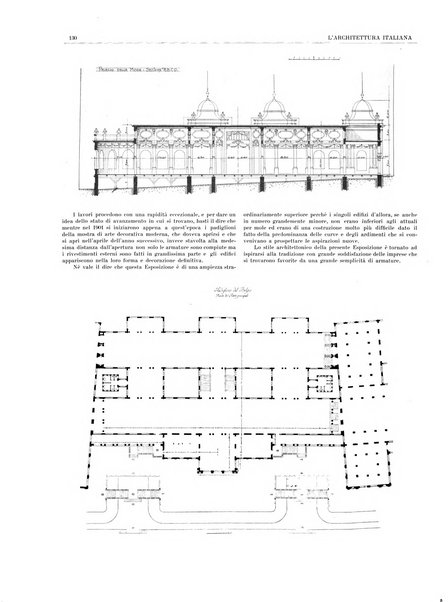 L'architettura italiana periodico mensile di costruzione e di architettura pratica