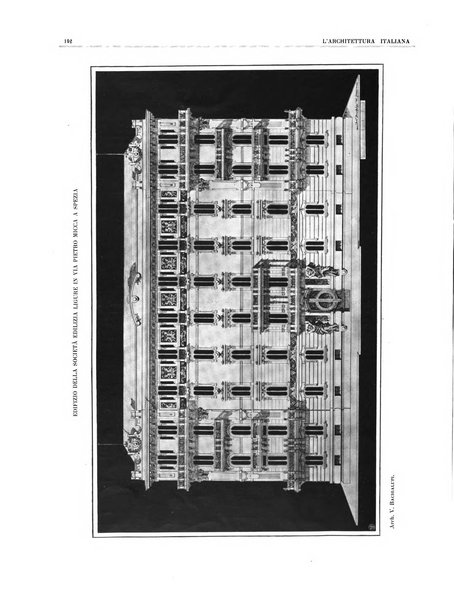 L'architettura italiana periodico mensile di costruzione e di architettura pratica