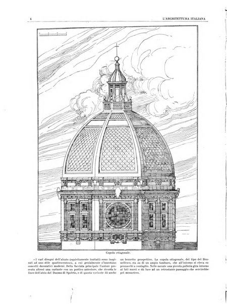 L'architettura italiana periodico mensile di costruzione e di architettura pratica