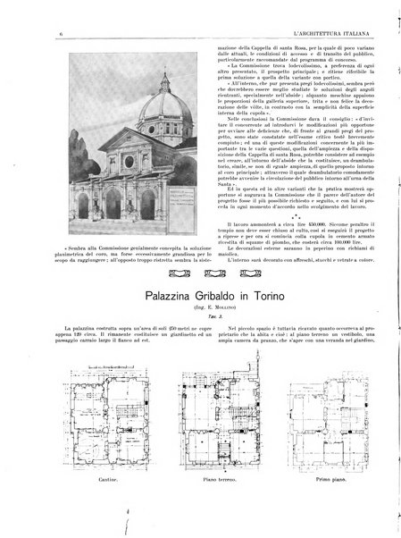 L'architettura italiana periodico mensile di costruzione e di architettura pratica